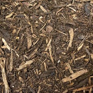 organic mulch closeup