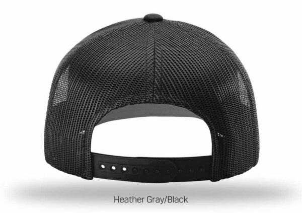 bluestone tree trucker hat heather-black-3