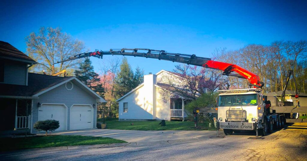 tree removal service crane Bluestone Tree